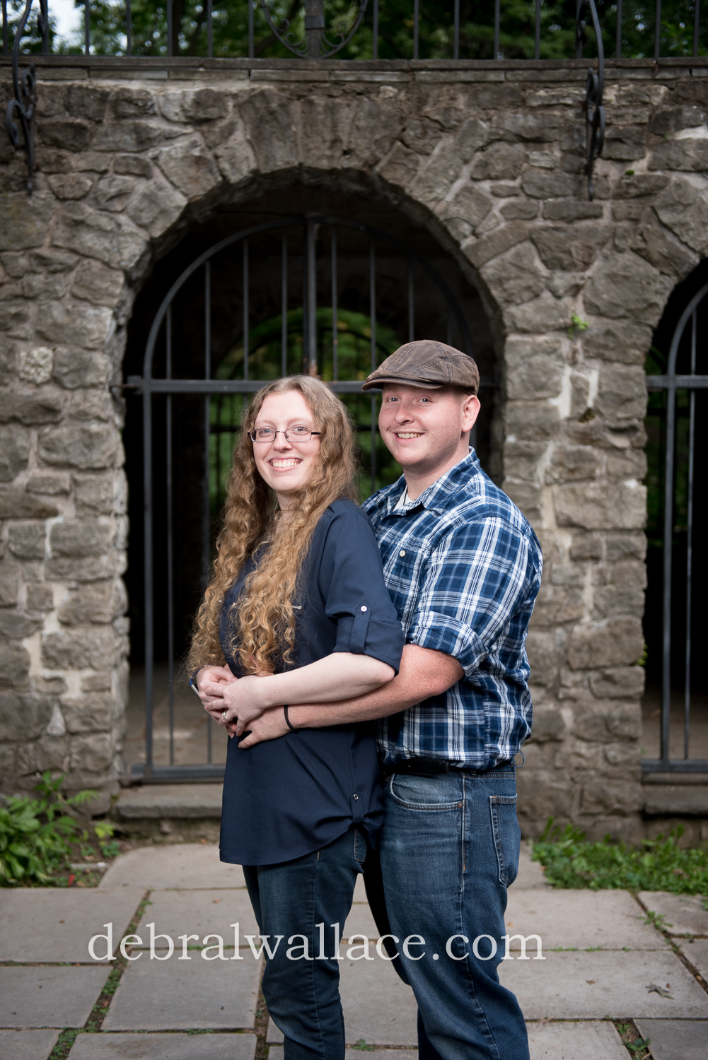 Sunken Garden Engagement Photography Rochester NY 