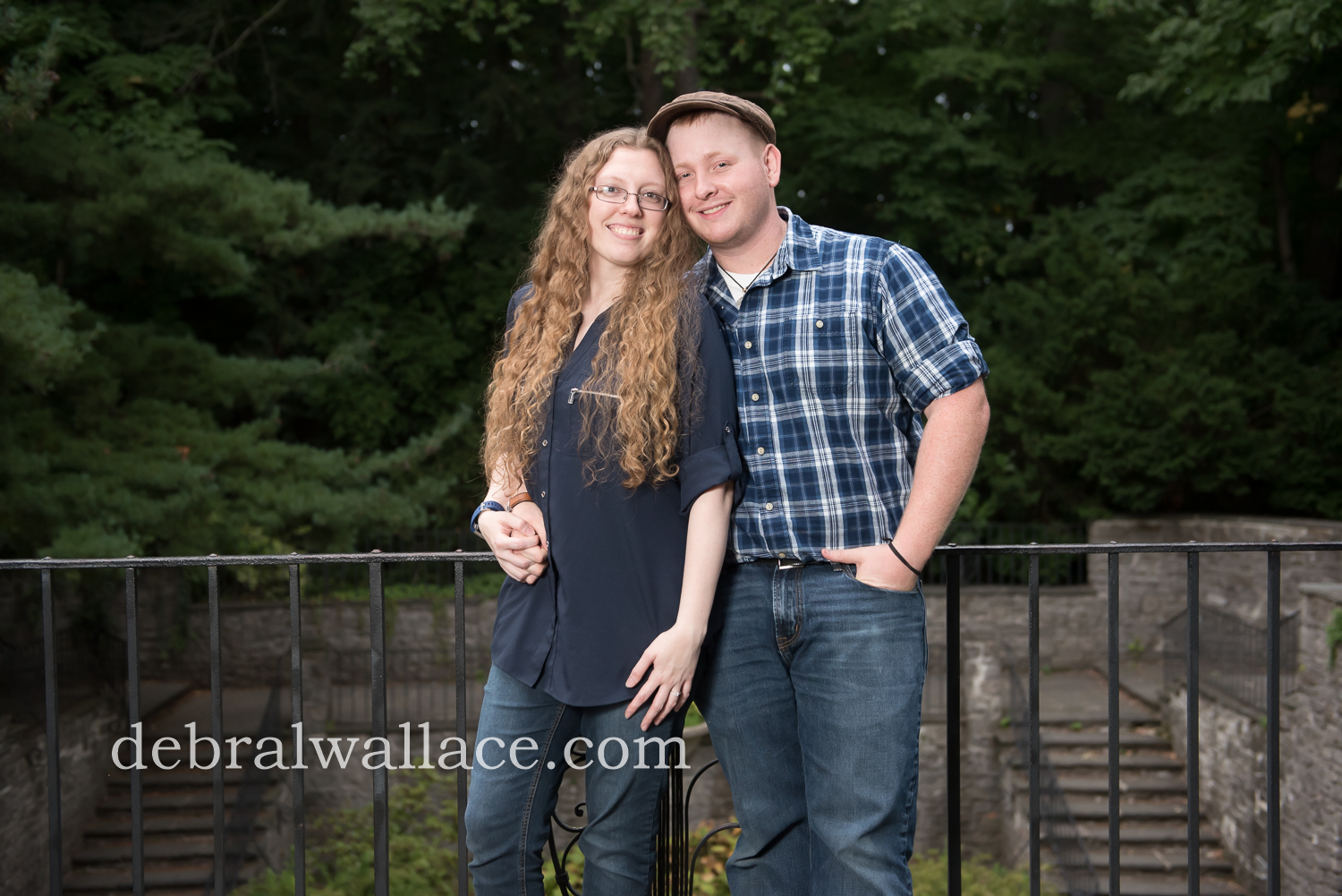 Sunken Garden Engagement Photography Rochester NY